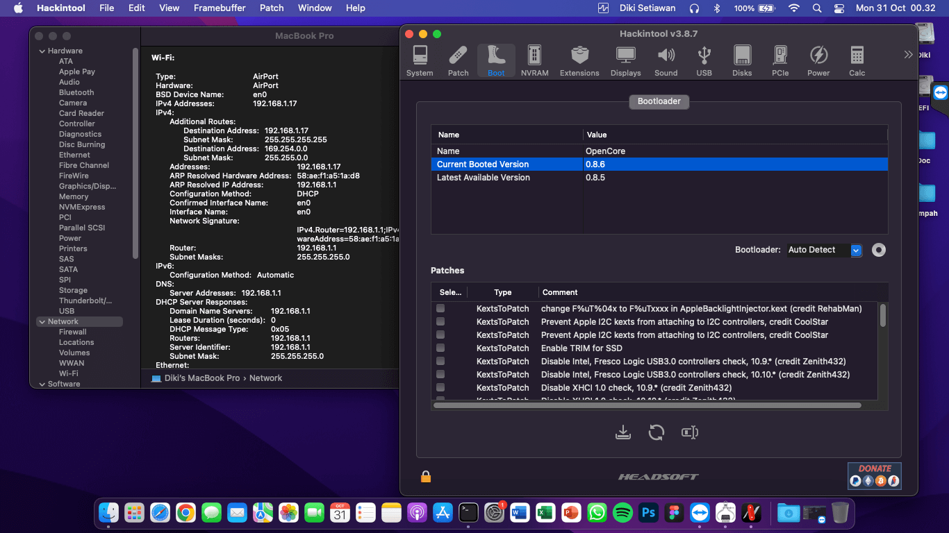 Lenovo IdeaPad Slim 3 15IML05 [CometLake   Intel UHD 10Th Gen + I2C]   OpenCore 9